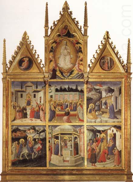 Mariotto Di Cristofano Stories from the Lives of Christ and the Virgin china oil painting image